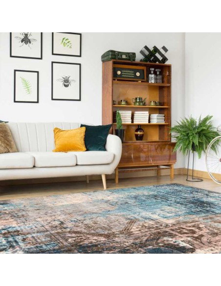 tappeto Trento 300 marrone blu