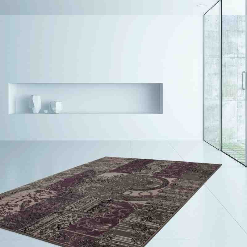 tappeto patchwork Sona 2096 argento