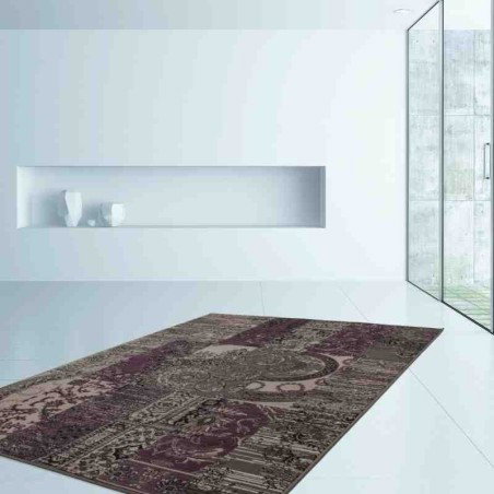 tappeto patchwork Sona 2096 argento
