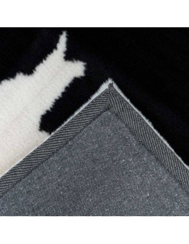tappeto Torre del Greco 500 bianco e nero