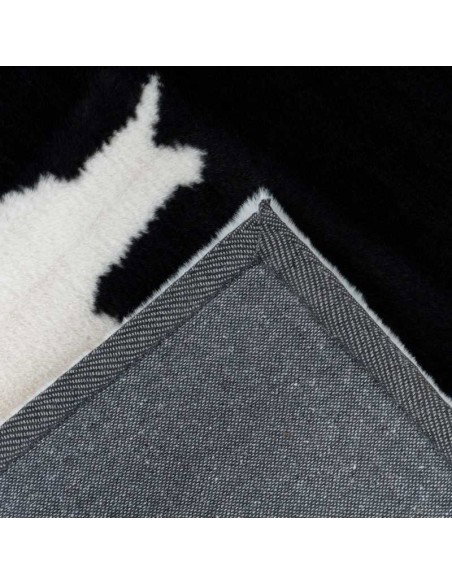 tappeto Torre del Greco 500 bianco e nero