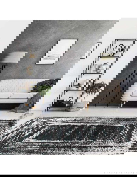 tappeto Asti 725 bianco e nero