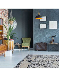 tappeto Casoria 120 grigio nero 2