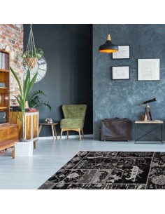 tappeto Casoria 150 grigio nero 2