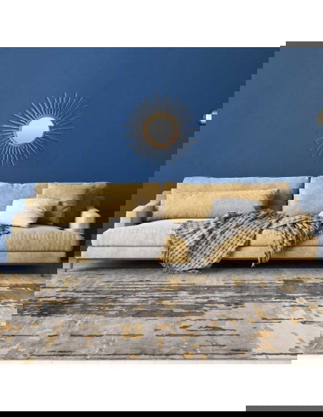 tappeto Cremona 225 grigio blu oro