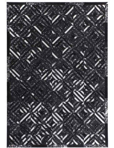 tappeto Carpi 410 argento nero