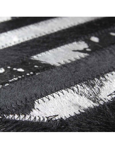 tappeto Carpi 410 argento nero