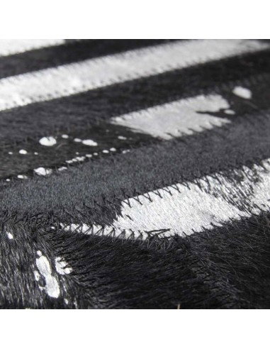 tappeto Carpi 410 argento nero