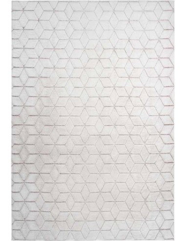 tappeto Viterbo 125 rosa bianco