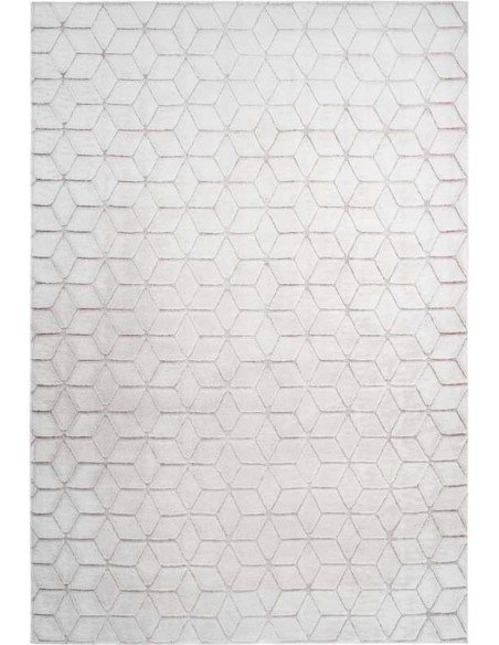 tappeto Viterbo 125 rosa bianco