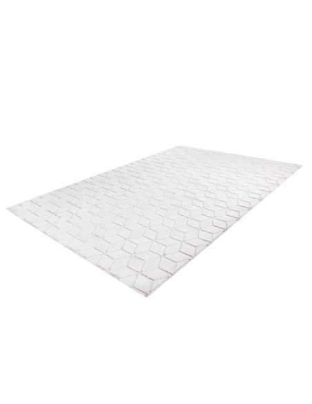 tappeto Viterbo 125 rosa bianco
