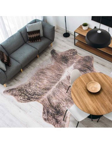 tappeto Cosenza 225 oro marrone scuro