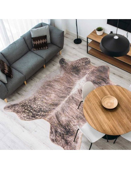 tappeto Cosenza 225 oro marrone scuro