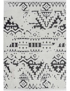 tappeto Roma 110 bianco nero