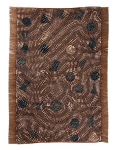 tappeto Bogolan BO 002 444 ruggine