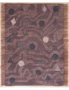 tappeto Bogolan BO 002 444 ruggine 2