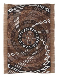 tappeto Bogolan BO 004 505 marrone