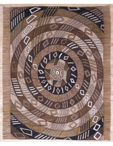 tappeto Bogolan BO 004 505 marrone