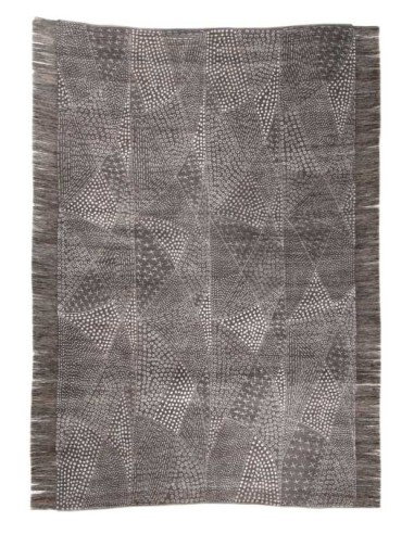 tappeto Bogolan BO 008 650 grigio