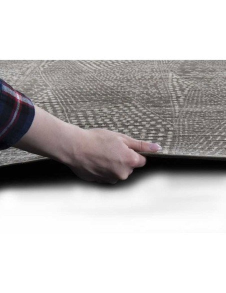 tappeto Bogolan BO 008 650 grigio