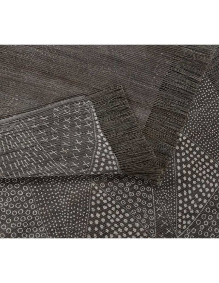 tappeto Bogolan BO 008 650 grigio