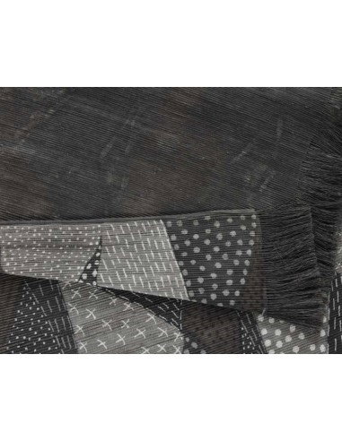 tappeto Bogolan BO 008 655 grigio multi