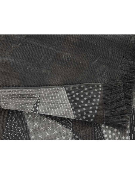 tappeto Bogolan BO 008 655 grigio multi