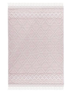 tappeto Colorosso Macrame Three 250 rosa