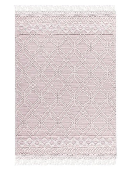 tappeto Colorosso Macrame Three 250 rosa