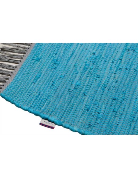 tappeto Cotton Colors UNI 720 turchese