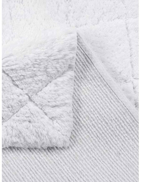 tappeto Cotton Pattern Diamond 101 bianco