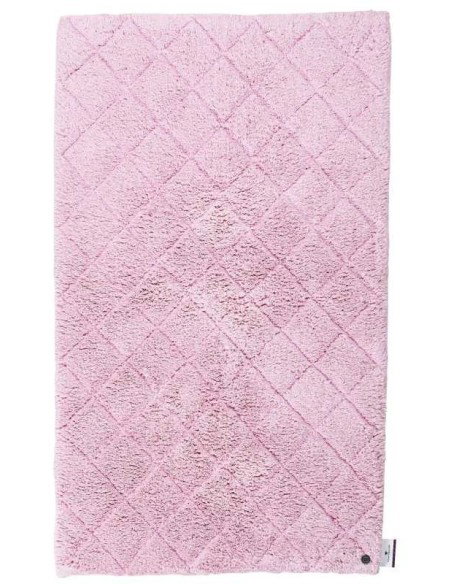 tappeto Cotton Pattern Diamond 250 rosa