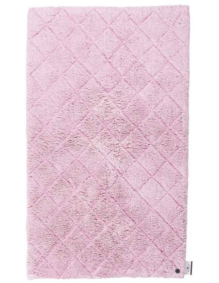 tappeto Cotton Pattern Diamond 250 rosa