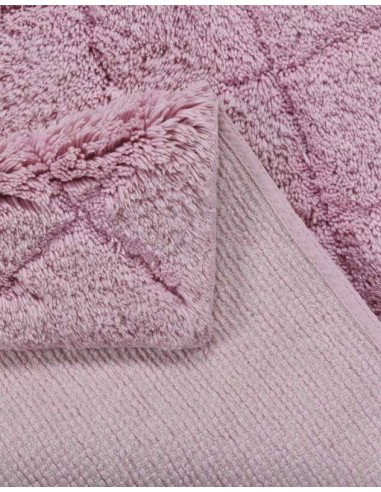 tappeto Cotton Pattern Diamond 250 rosa