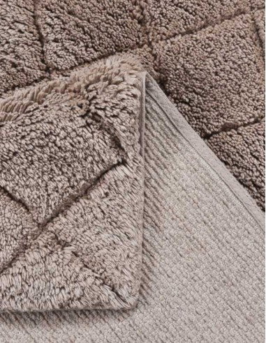 tappeto Cotton Pattern Diamond 506 marrone chiaro