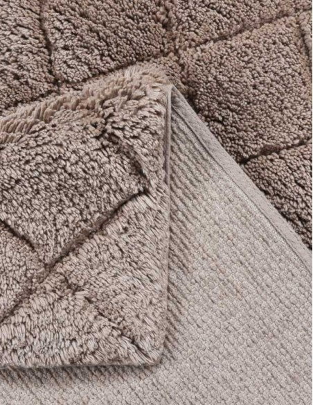 tappeto Cotton Pattern Diamond 506 marrone chiaro