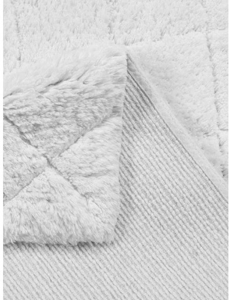 tappeto Cotton Pattern Diamond 641 argento
