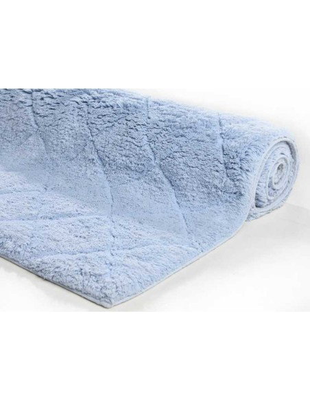 tappeto Cotton Pattern Diamond 707 blu chiaro