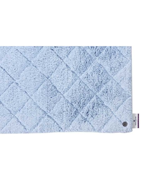 tappeto Cotton Pattern Diamond 707 blu chiaro