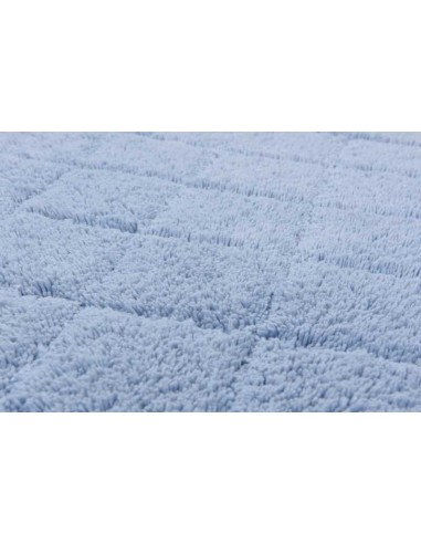 tappeto Cotton Pattern Diamond 707 blu chiaro
