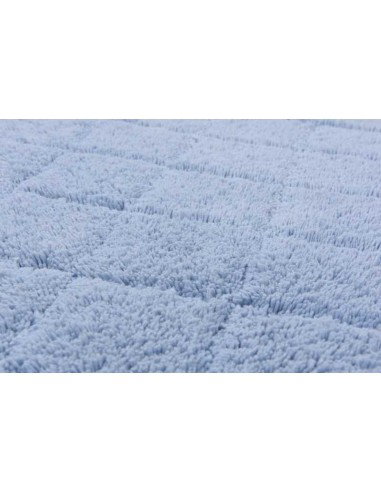 tappeto Cotton Pattern Diamond 707 blu chiaro