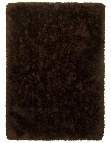 tappeto Flocatic UNI 508 dark marrone