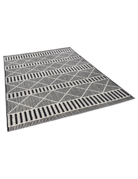 tappeto Funky Outdoor Geometric 600 nero