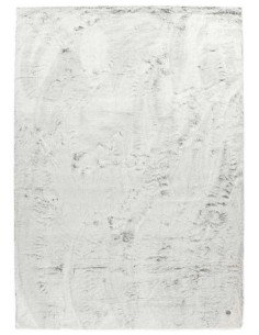 tappeto Furry UNI 640 argento