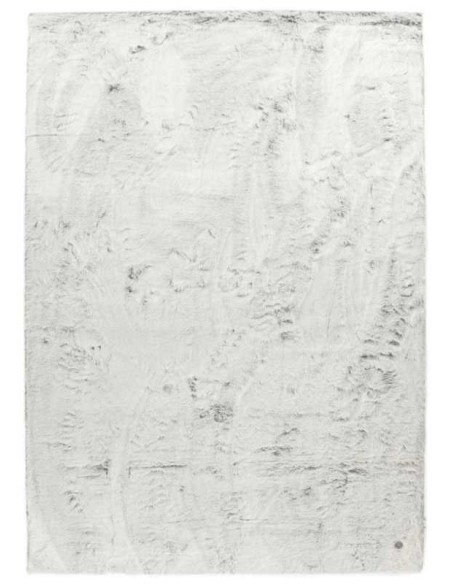 tappeto Furry UNI 640 argento