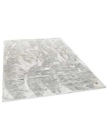 tappeto Furry UNI 640 argento