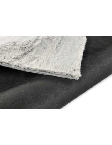 tappeto Furry UNI 640 argento