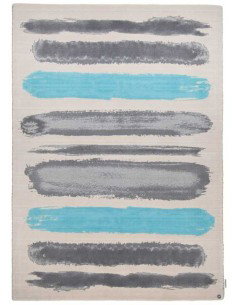 tappeto Happy pai.stripe 725 turchese multi
