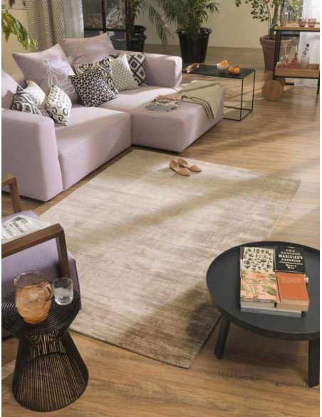 tappeto Shine UNI 506 marrone chiaro