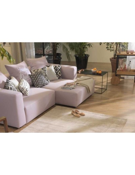 tappeto Shine UNI 506 marrone chiaro